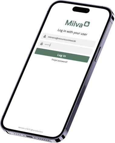 Milva Phone hjemmeside