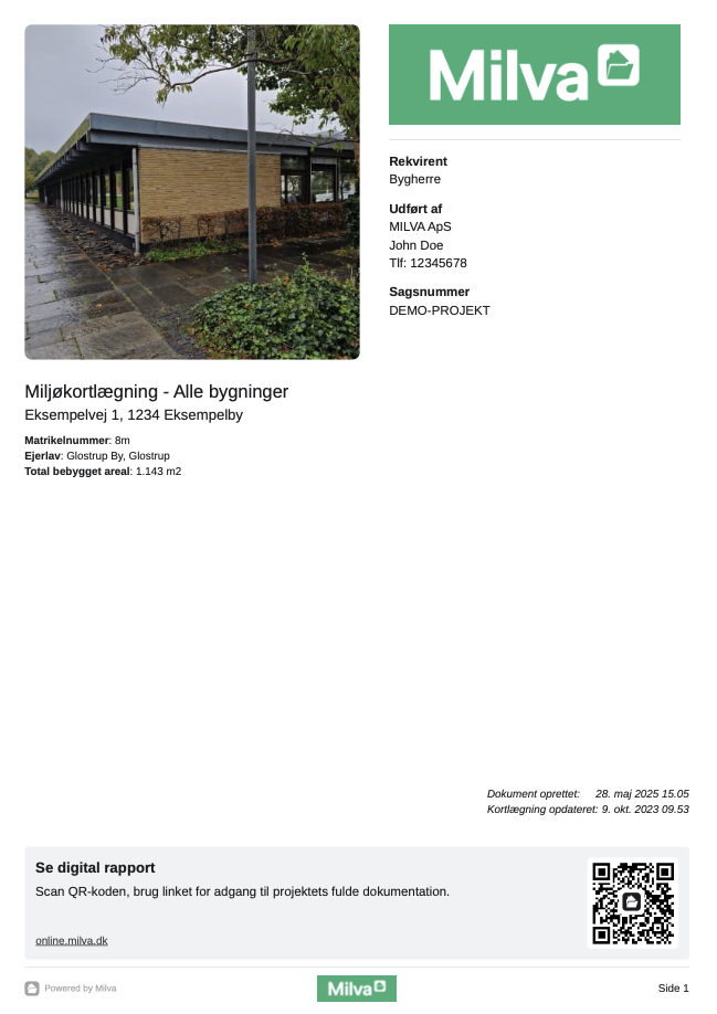 Færdig rapport udsnit